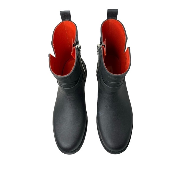 rag & bone Moto Rain Boots Black Women’s 41 US 11 - Picture 3 of 13